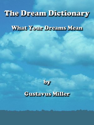 cover image of The Dream Dictionary